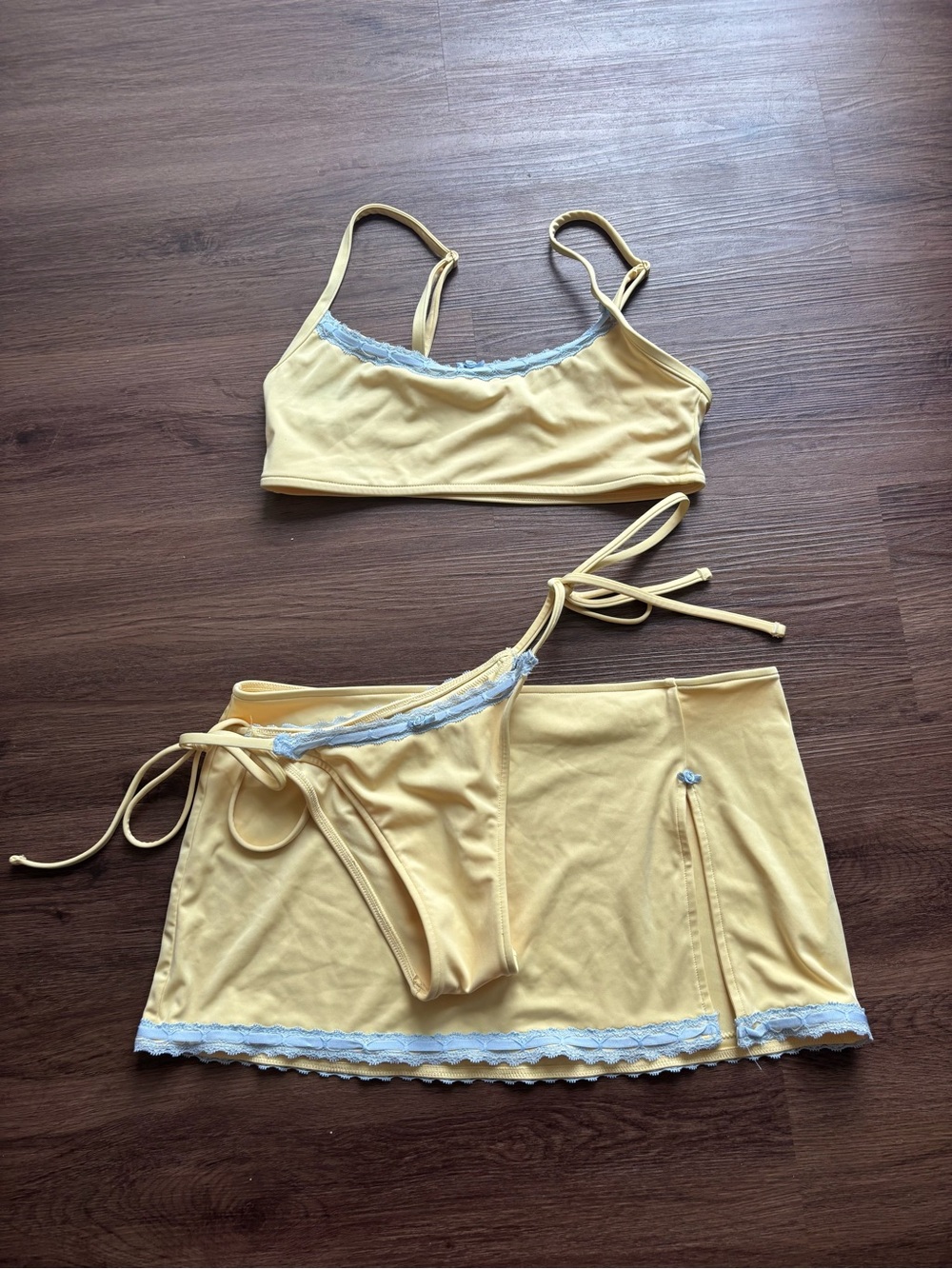 Frankie’s Bikinis 3 Piece Bikini Set